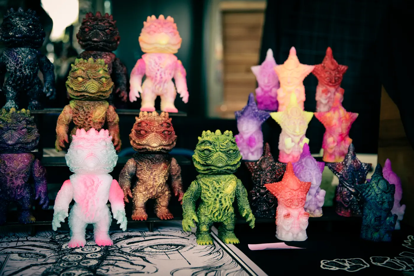 Endless Teeth vendor table.
